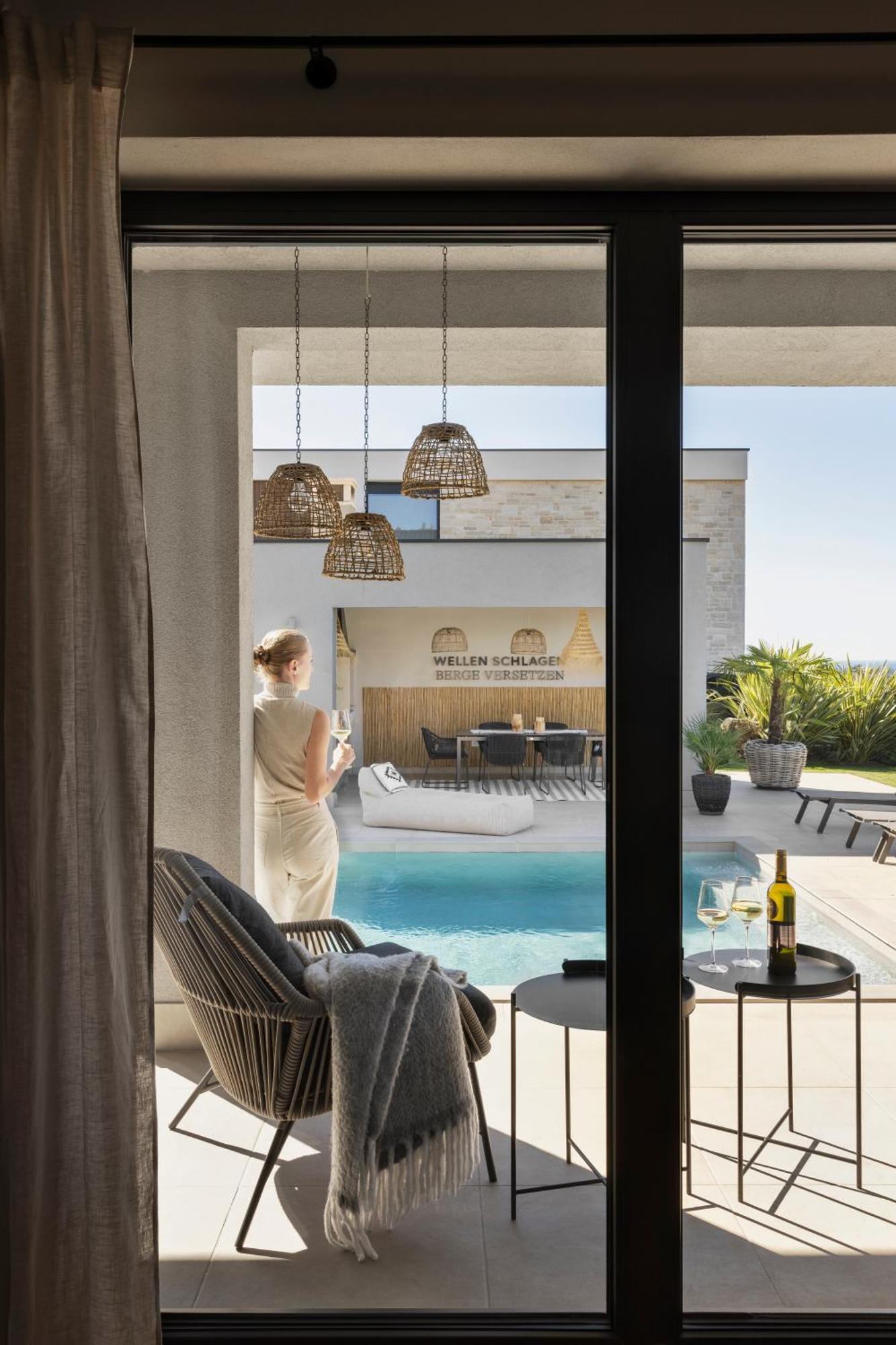 Villa Bewegte Berge Kaštelir 外观 照片